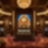 Luxurious interior design of Hyatt Casino