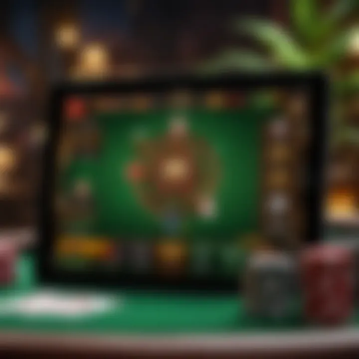 Interactive Poker Game Interface