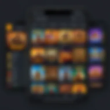 Immersive Interface Design of BetNow Mobile App BetNow Mobile App Interface Overview