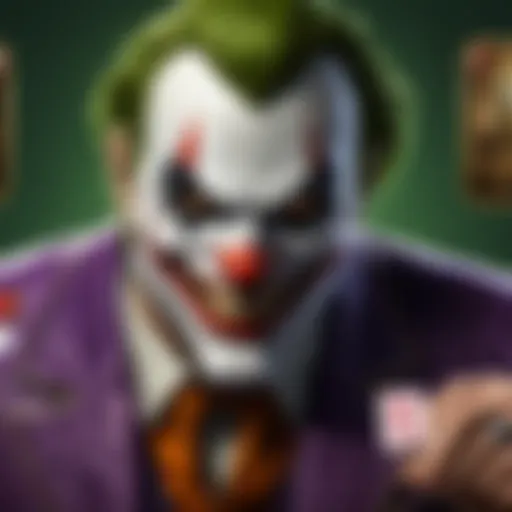 Joker Poker Strategy Concept