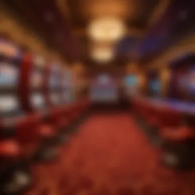 Opulent Interiors of Hollywood Gaming Lounge Lavish interiors of a Hollywood gaming lounge