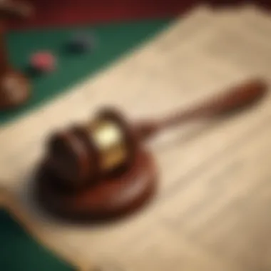 Legal Document Papers with Gavel