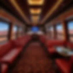 Luxurious Casino Bus Interior