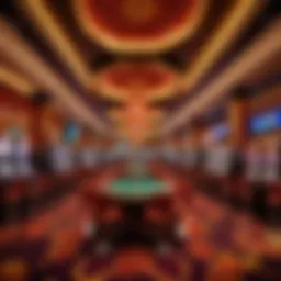 Luxurious casino interior at Maryland Live