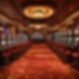 Elegant interior of Ameristar East Chicago Casino