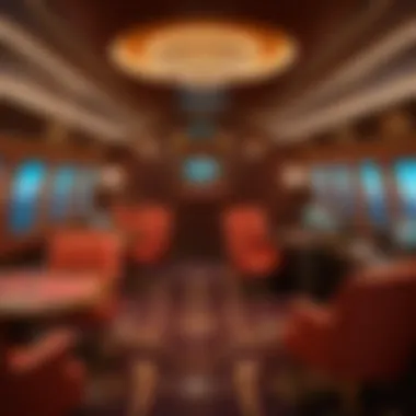 Luxurious Private Jet Interior with Casino Theme