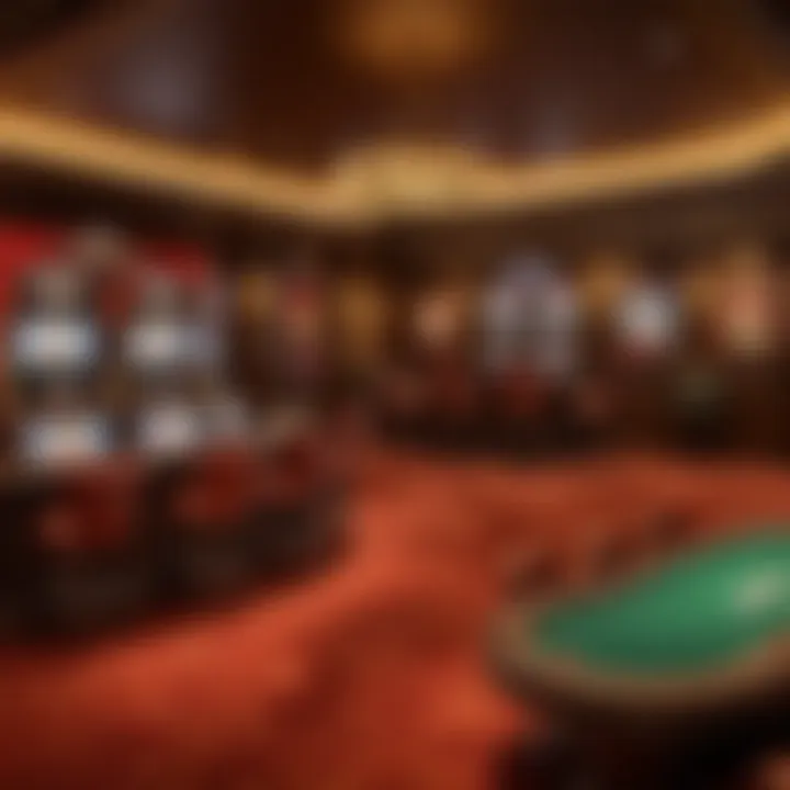 Modern Poker Room Interior at South Point