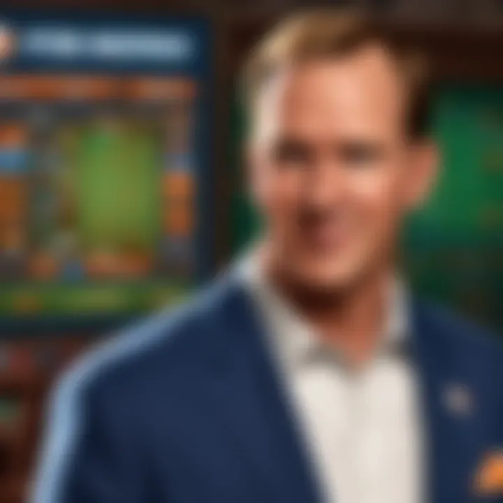 Peyton Manning in a comedic commercial