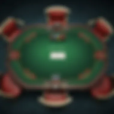 Poker Table with Intense Gameplay