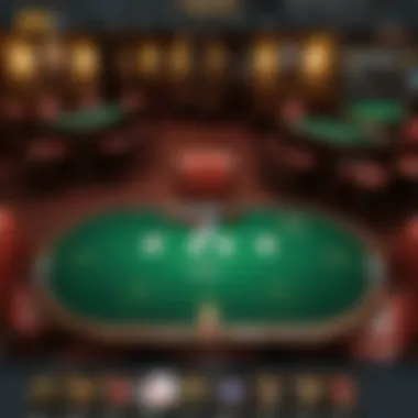 A panoramic view of a popular poker venue in San Antonio