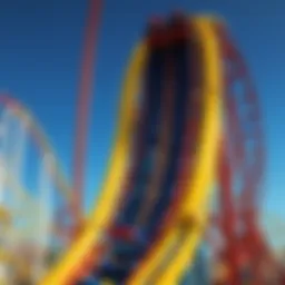 Thrilling Roller Coaster at Six Flags Las Vegas