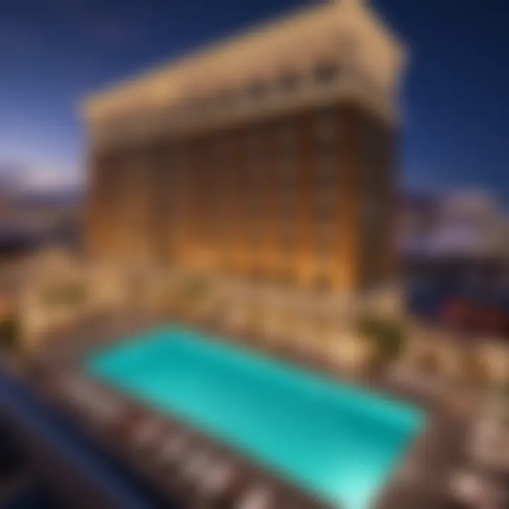 Rooftop Pool with Stunning Views at Cromwell Hotel in Las Vegas