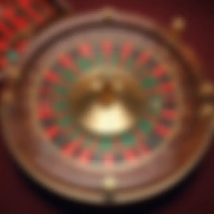 Sleek roulette wheel spinning in a sophisticated Parlay Casino