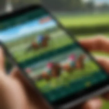 Sleek User Experience Design for Horse Racing App