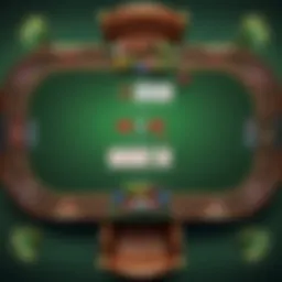 A sophisticated virtual poker table on GambleGenix platform