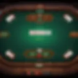 Illustration of poker tournament layout