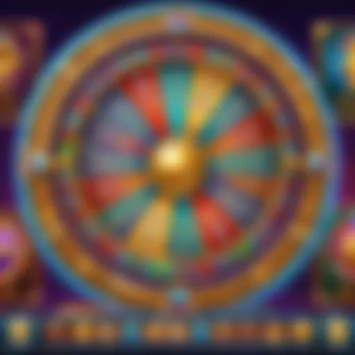 Illustration of a Fortune Wheel in Free Slots