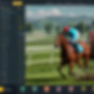 User-friendly navigation in a horse racing app