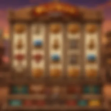 Wild West Landscape of Jackpot Stampede Slot Machine