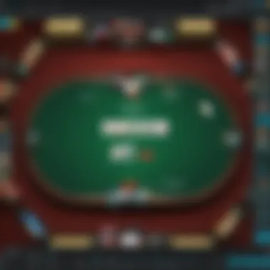 Illustration showcasing a player studying WSOP deposit bonus offers