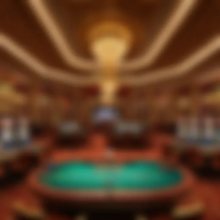 Illustration of a luxurious casino setting